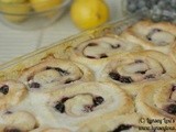 Blueberry Lemon Sweet Rolls with Lemon Glaze