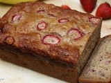 Brown Butter Banana Strawberry Bread