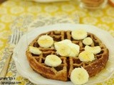 Brown Butter Banana Waffles