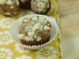 Browned Butter Banana Muffins with Streusel Topping