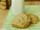 Browned Butter Cookies with Caramel Frosting