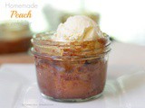 Btb: Homemade Peach Cobbler in a Jar