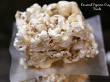 Caramel Popcorn Crispy Treats