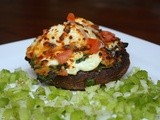 Cheese Stuffed Portobello Mushrooms