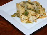 Chicken and Asparagus Crepes