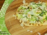 Chicken Ceasar Grilled Flatbread Pizza