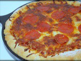 Deep Dish Pepperoni Pizza