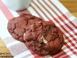 Double Chocolate Red Velvet Cookies