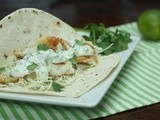 Fish Tacos with Lime-Cilantro Crema