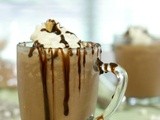 Frozen Peanut Butter Hot Chocolate