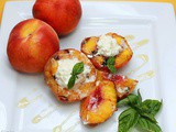 Grilled Peaches With Cream