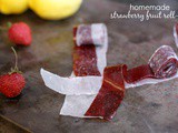 Homemade Strawberry Fruit Roll-Ups