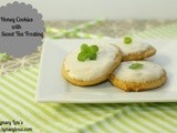 Honey Cookies with Mint Sweet Tea Frosting