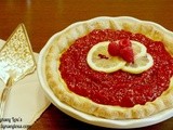 Lemon Cream Pie with Raspberry Beer Sauce