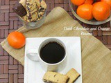 Orange and Dark Chocolate Biscotti