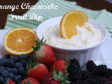 Orange Cheesecake Fruit Dip