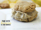 Peanut Butter Banana Ice Cream Sandwiches