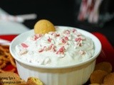 Peppermint White Chocolate Cheesecake Dip