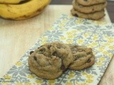 Soft Banana, Peanut Butter, Chocolate Chip Cookies