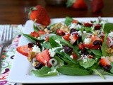 Strawberry, Spinach, and Blue Cheese Salad