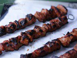 Sweet Sriracha-Glazed Pork Skewers