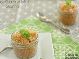 Sweet Tea and Mint Granita