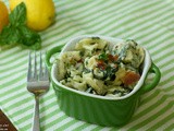 Tortellini Spinach Bake in Creamy Lemon Sauce