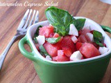 Watermelon Caprese Salad