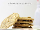 White Chocolate Coconut Cookies