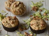 Courgette muffins met walnoten