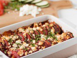 Courgette & tomaat uit de oven met feta