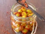 Achari Angoor , Instant Grape Pickle