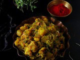 Aloo and Methi Sprout Ki Sabzi