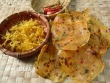 Aloo Papad and Aloo Sev