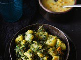 Aloo Suva ki Sabzi Recipe, Dill leaves and Potato stir fry