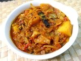 Bengali Cabbage and Potato Curry