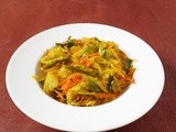 Cabbage and Carrot Sambharo