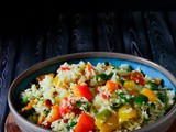 Capsicum Rice Recipe, Capsicum Pulao Recipe