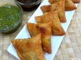 Cauliflower and Moong Daal Samosa