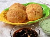 Corn Kachori /Spicy Corn Puffs