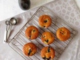 Eggless Blueberry Muffins