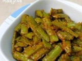 Guvar Phali ki Subzi (Cluster Bean Stir Fry)