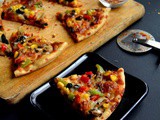 Homemade Pizza Recipe, Veg Pizza Recipe, How to make Vegetable Pizza