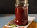 Instant Plum Chutney- No Cook Recipe