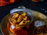 Kashmiri Monji Achar, Knol Khol Pickle, Ganth Gobhi Achar