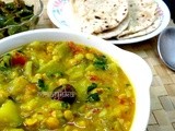 Lauki Chana Daal Subzi/ Bottle gourd and lentil curry
