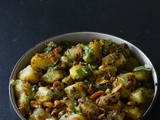 Moongphali Aloo Ki Sabzi, Peanut Potato Stir Fry