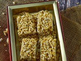 Murmura Chikki- 2 Ingredient Recipe