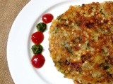 Sabudana Thalipeeth / Tapioca flatbread