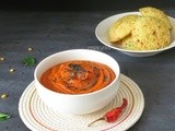 Tomato Chutney Recipe (For Idli and Dosa)